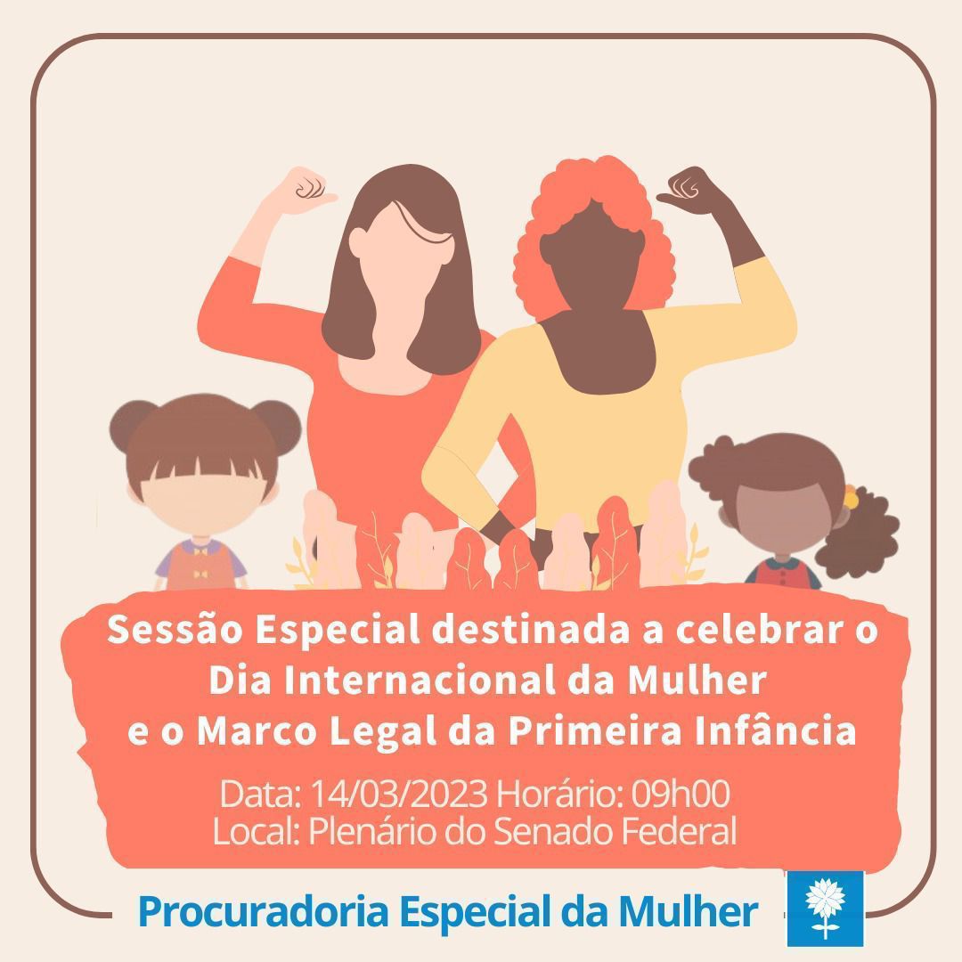 Sessão Especial no Senado para o Dia Internacional da Mulher