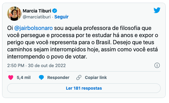 twitter marcia tiburi