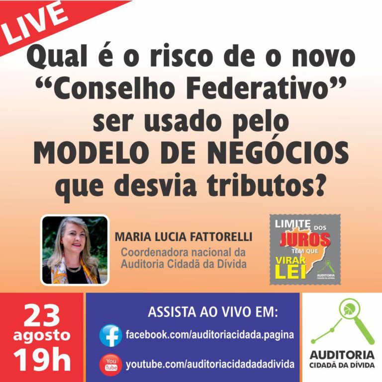 Qual é o risco de o novo “Conselho Federativo” ser usado pelo MODELO DE NEGÓCIOS que desvia tributos?