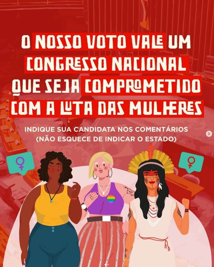 Meu voto vale Congresso Mais Comprometido Mulheres