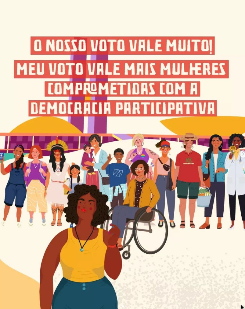 Meu voto vale mais mulheres comprometidas