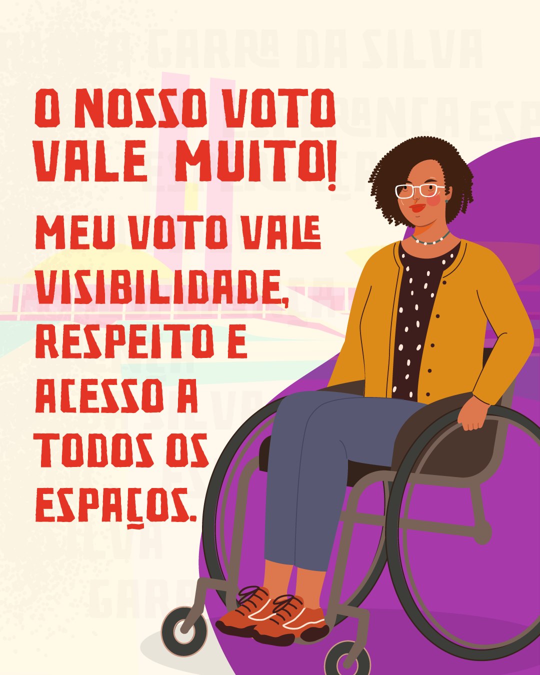 meu voto vale visibilidade respeito acesso