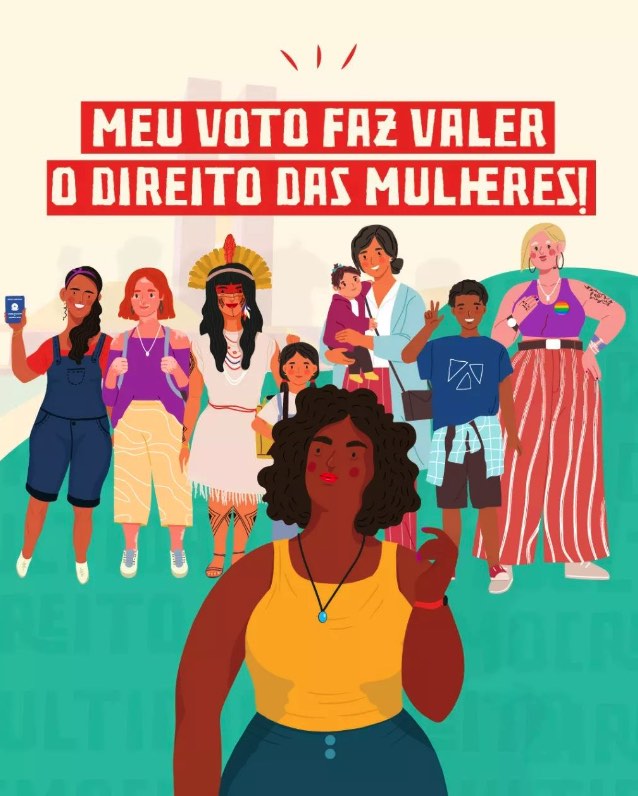 neu voto vale direitos mulheres