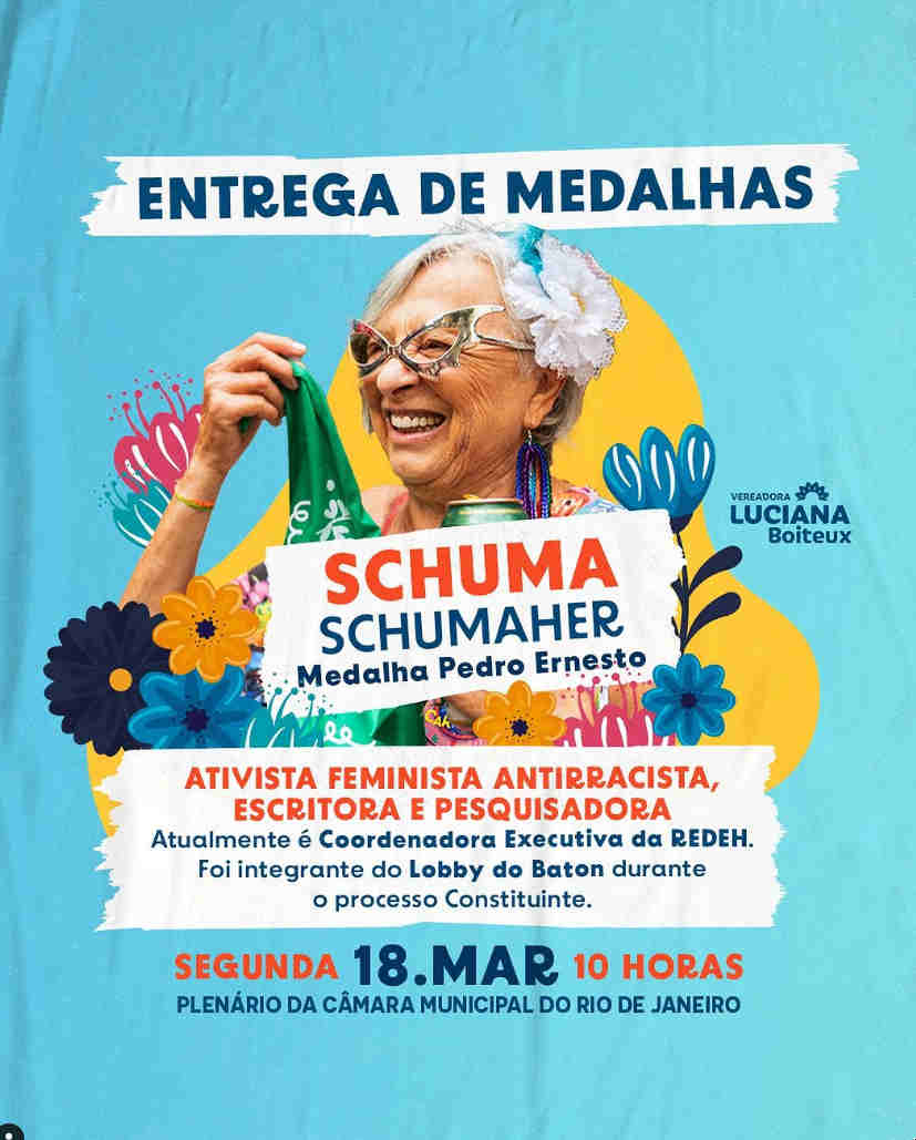 schuma medralha pedro ernesto