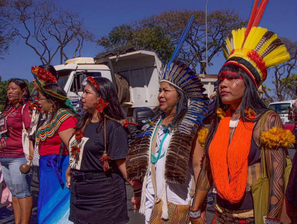 III Marcha das Mulheres Indigenas Foto Acervo CESE Beatriz Tuxa