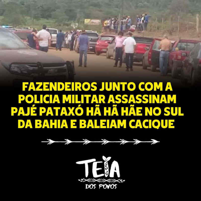 Indígena do povo Pataxó Hã Hã Hãe é assassinada no sul da Bahia