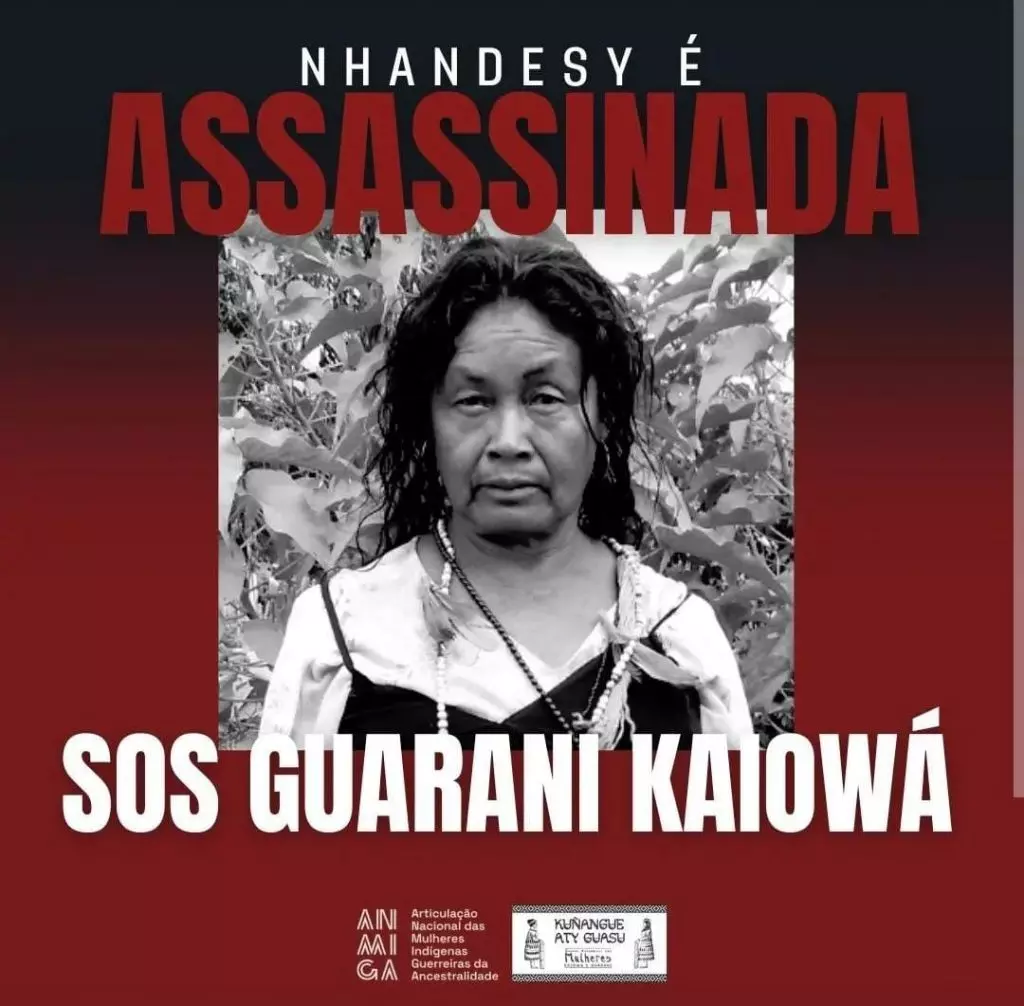 sos guarani assassinada