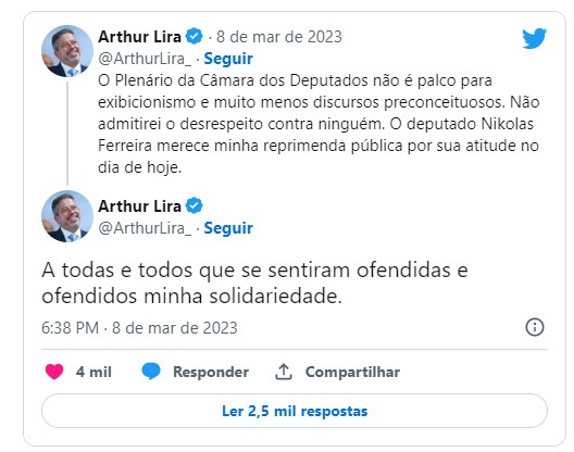 arthur lira transfobia