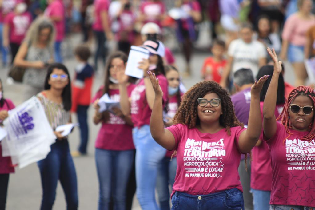 14ª edição da Marcha pela Vida das Mulheres: agricultoras vão às ruas denunciar os impactos negativos dos parques eólicos e usinas solares