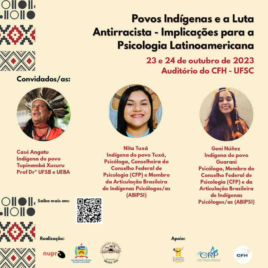 UFSC terá evento sobre povos indígenas e a luta antirracista