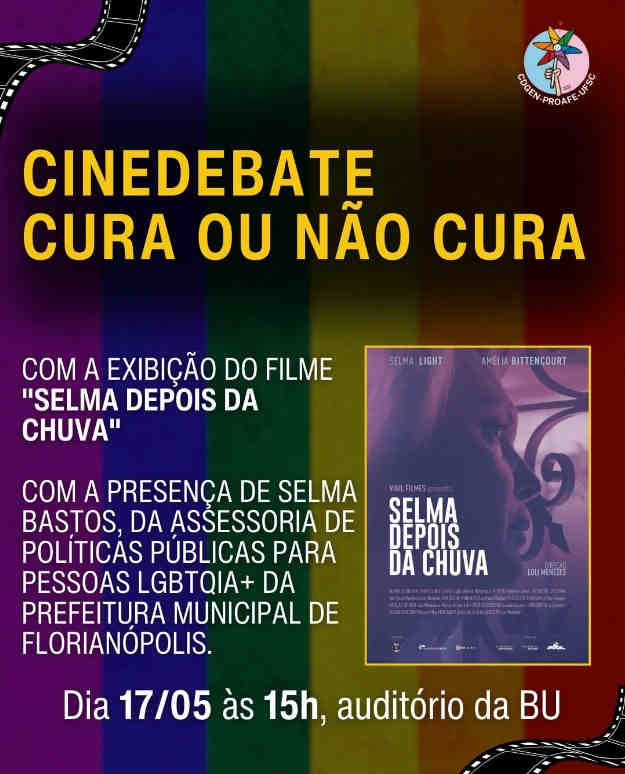 UFSC promove cinedebate sobre LGBTQIA+ com exibição de ‘Selma depois da chuva’