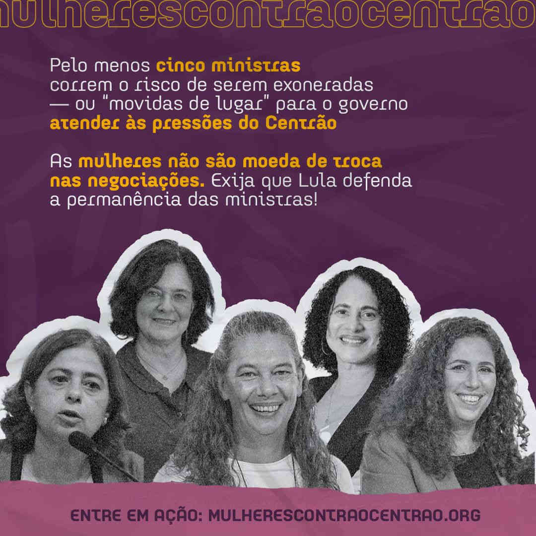 Centrão quer ministérios ocupados por mulheres