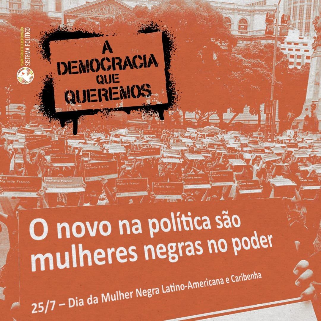 democracia mulher negra