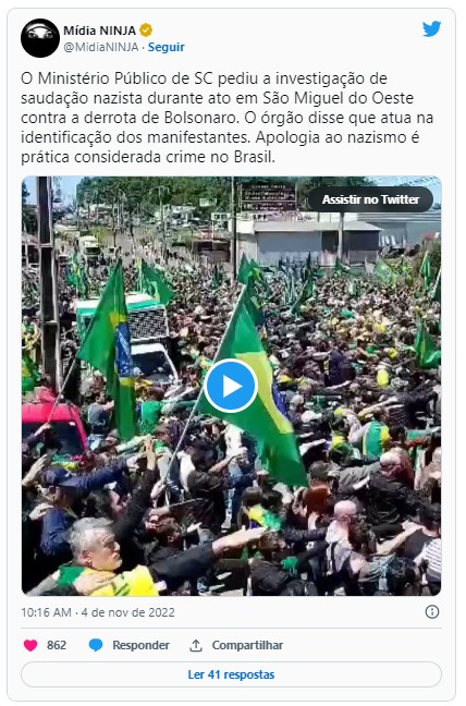 apologia nazismo sc