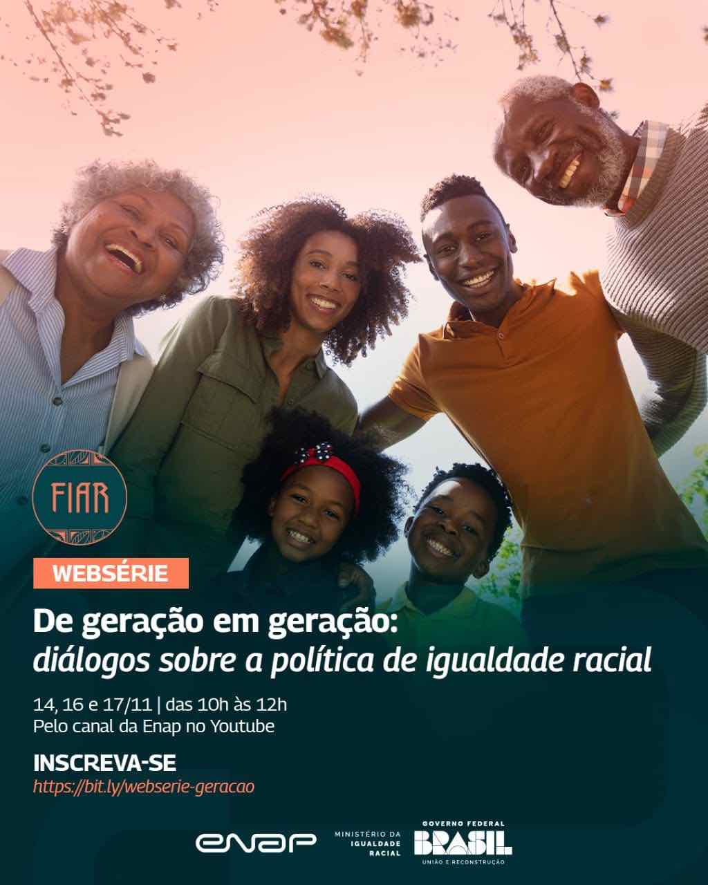 Websérie De geração em geração: diálogos sobre a política de igualdade racial